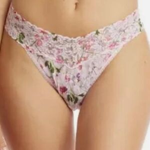 HANKY PANKY SIGNATURE LACE ORIGINAL RISE THONG , SIZE: OS